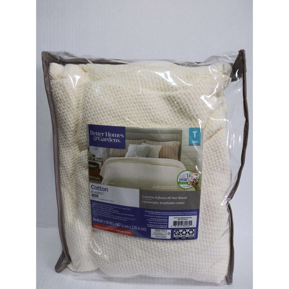 Better Homes and Gardens -Twin Cotton blanket